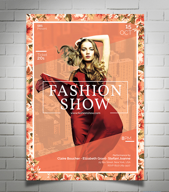 fashion show poster