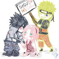 sasusaku cute