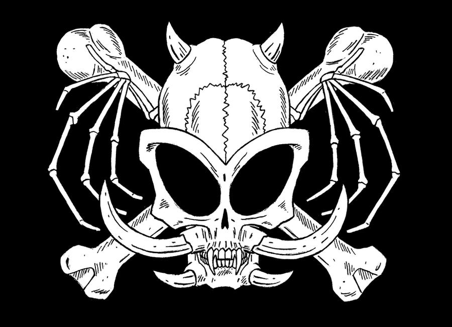 Pirate Flag: Demon by SamSaxton on DeviantArt