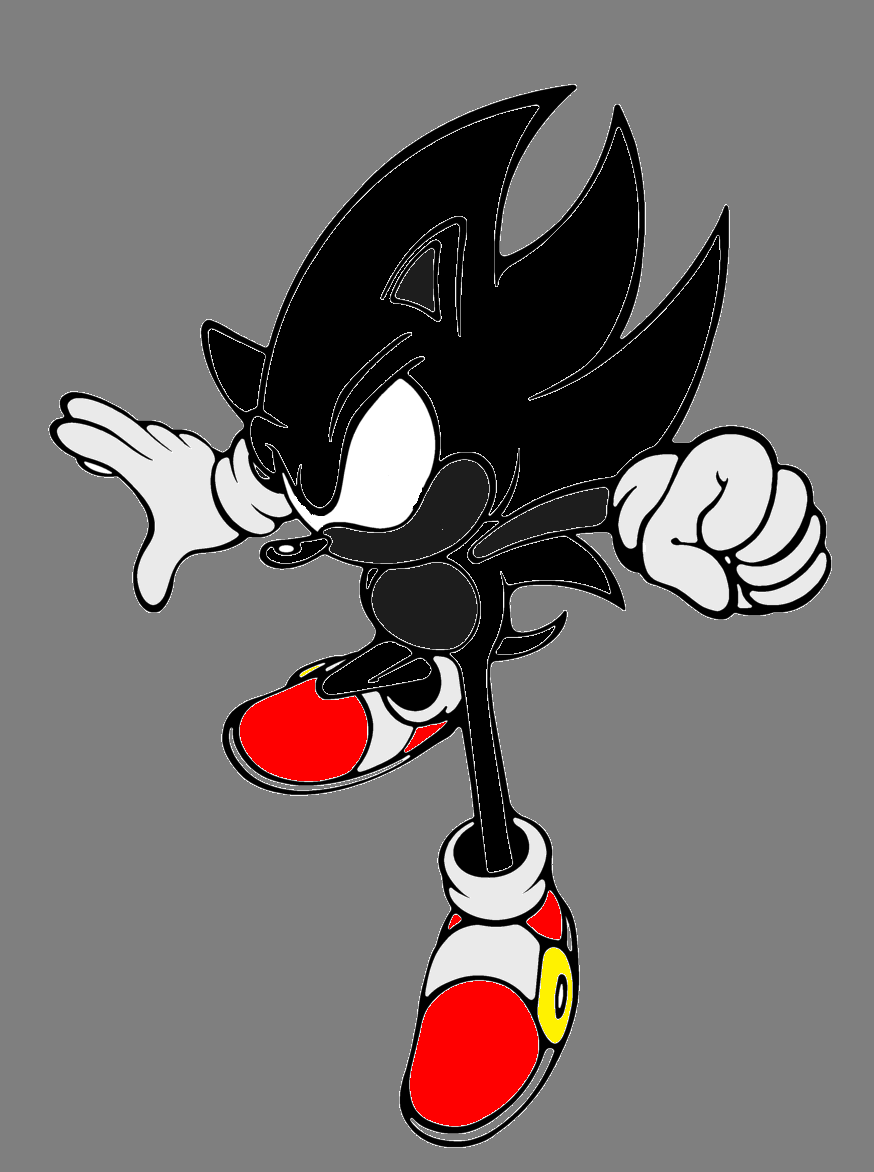 Dark Super Sonic 2 by TheWax on DeviantArt