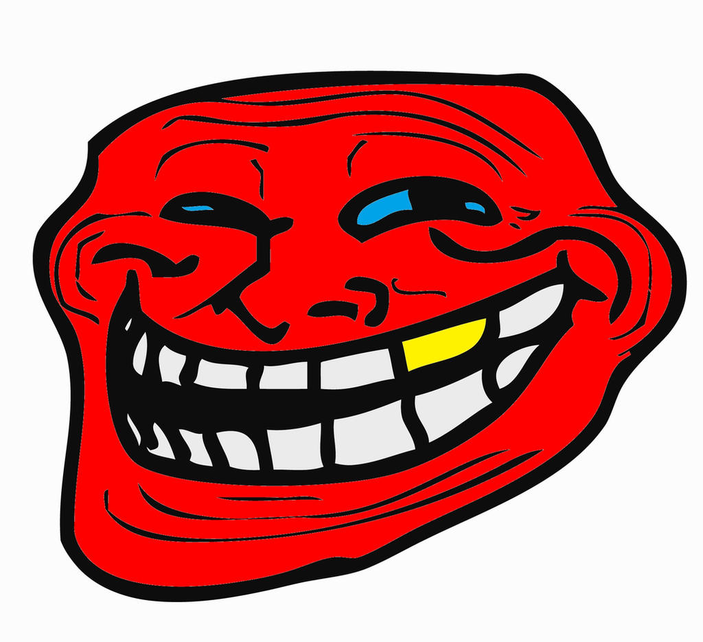 Troll-face-red by Redhydoken7 on DeviantArt