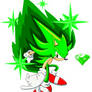 Green hyper sonic and emerald