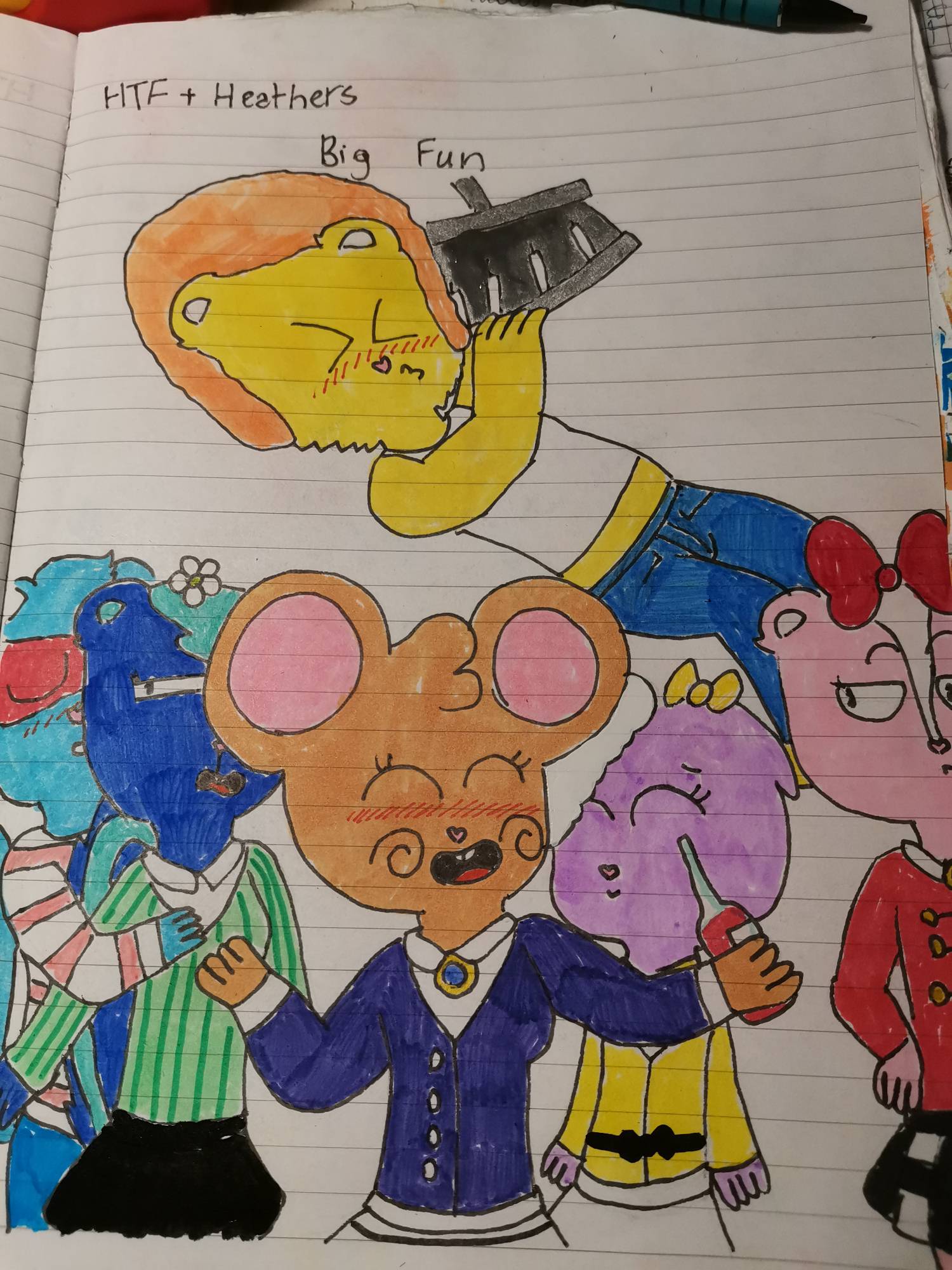 (HTF+heathers) big fun by maryandflowers on DeviantArt