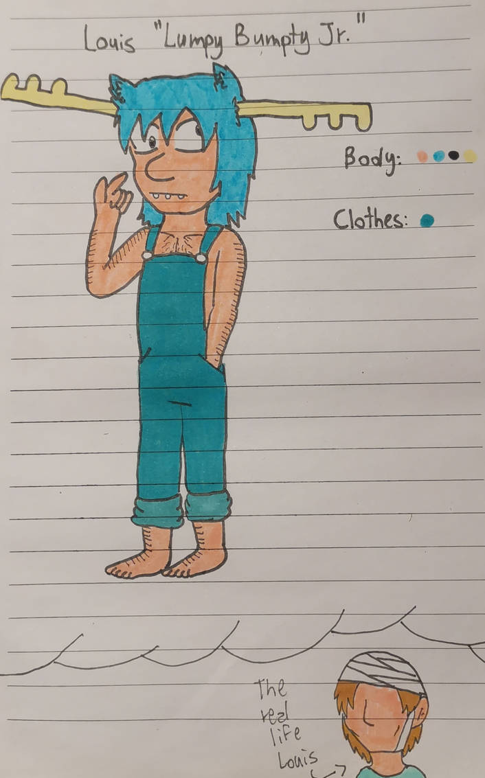 (AU HTF) Lumpy bumpty jr (Louis) by maryandflowers on DeviantArt