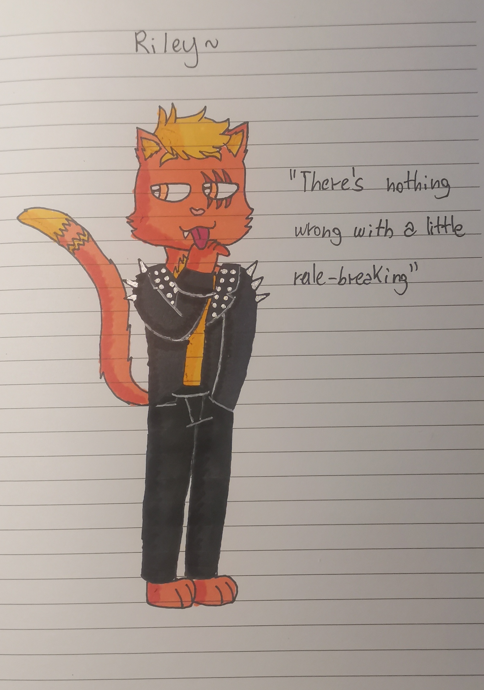 (OC) Riley (quote) by maryandflowers on DeviantArt