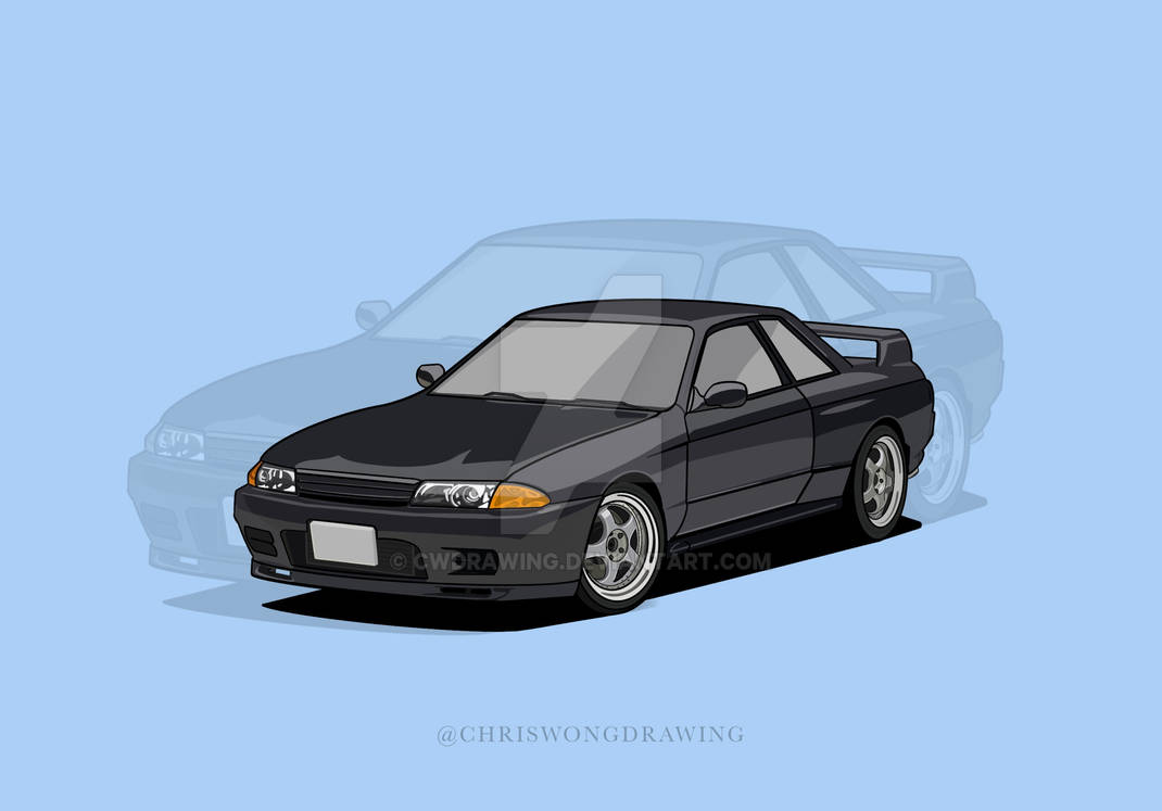 Nissan Skyline R32 GT-R by cwdrawing on DeviantArt