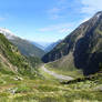 View over two valleys