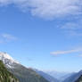 Sky and mountains