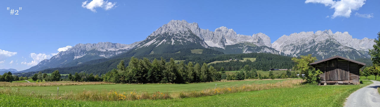 Panorama wilder Kaiser 2