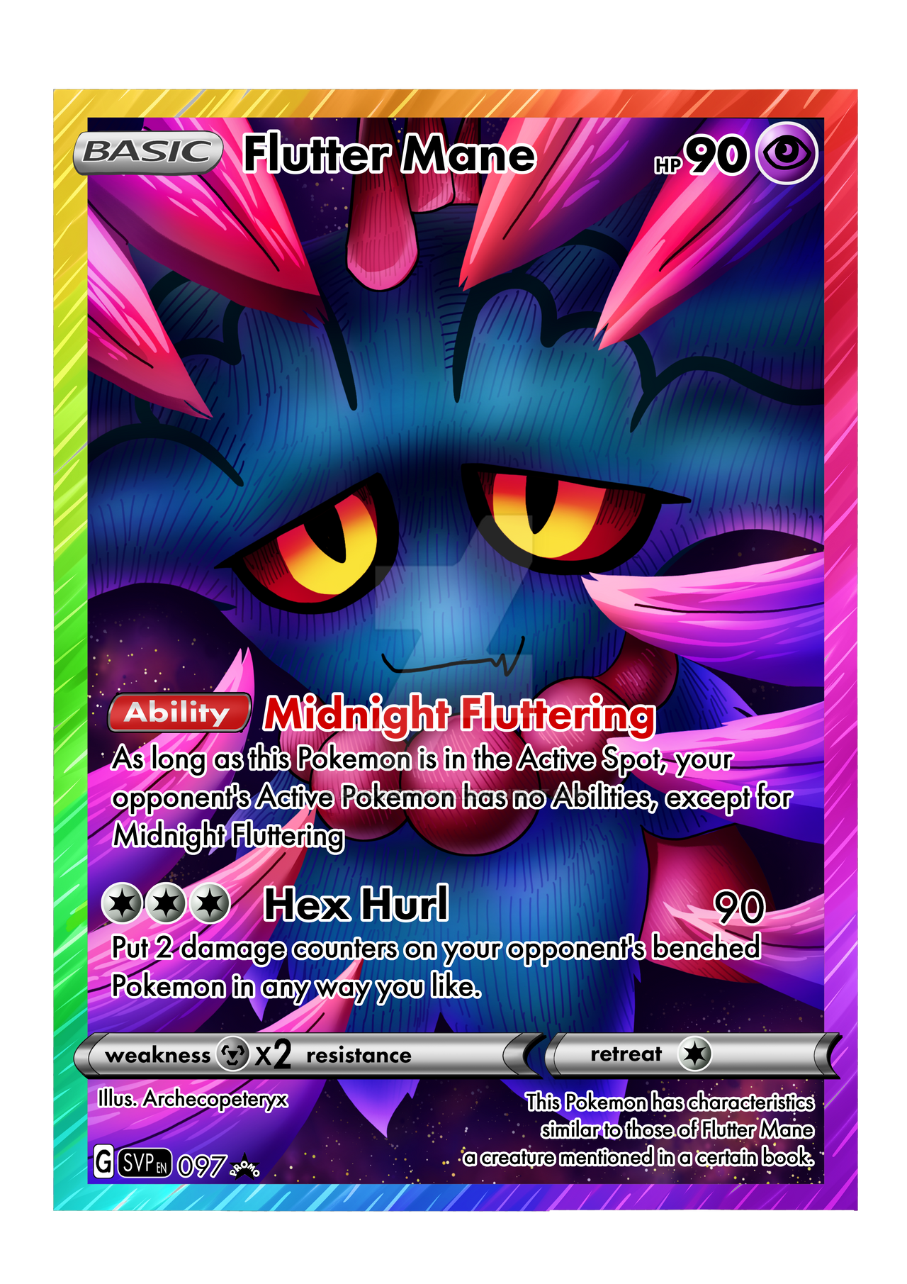 flutter mane pokemon card Pokemon 2025 Flutter Mane Gym Tournament Promo Card #264/SV-P
