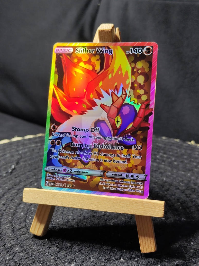 slither wing pokemon card Pokmon TCG: & Iron Moth Deck Box Px2 / None / 3 SV04 Slither Wing - uri-x8