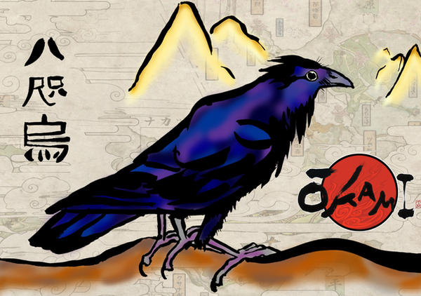 Yatagarasu Colour version by Forrestris on DeviantArt