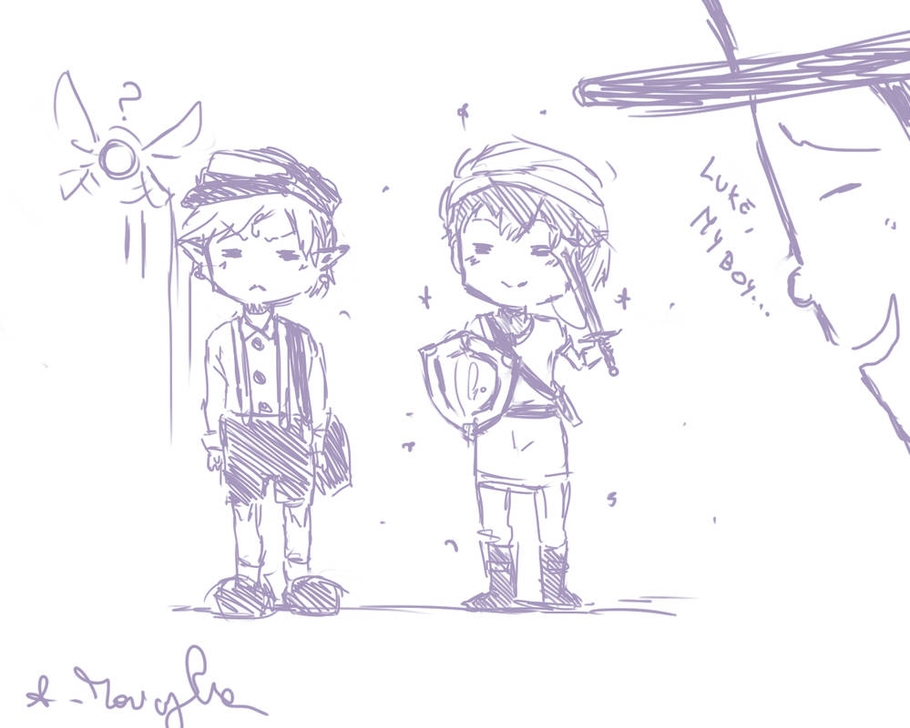 Luke-Link Crossover by Sango94 on DeviantArt