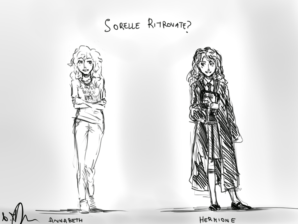 Annabeth and Hermione.. sisters?