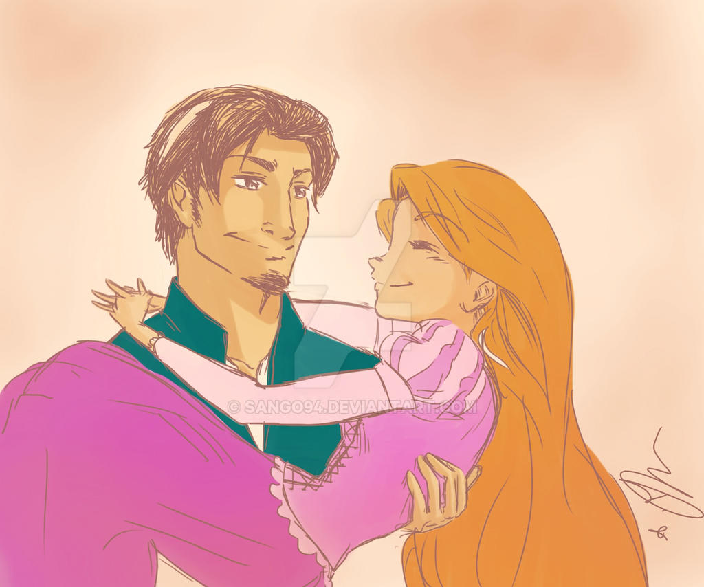 Rapunzel and Eugene