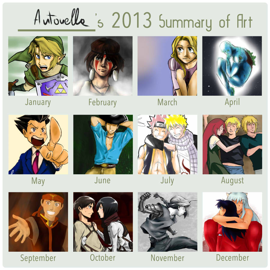 Sango`s 2013 Art Summary