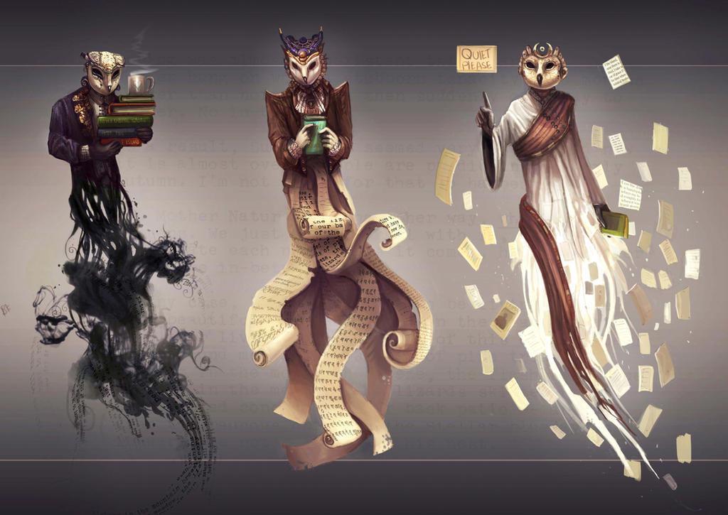 Library Gremlin Library Ghosts by GremlinCat on DeviantArt