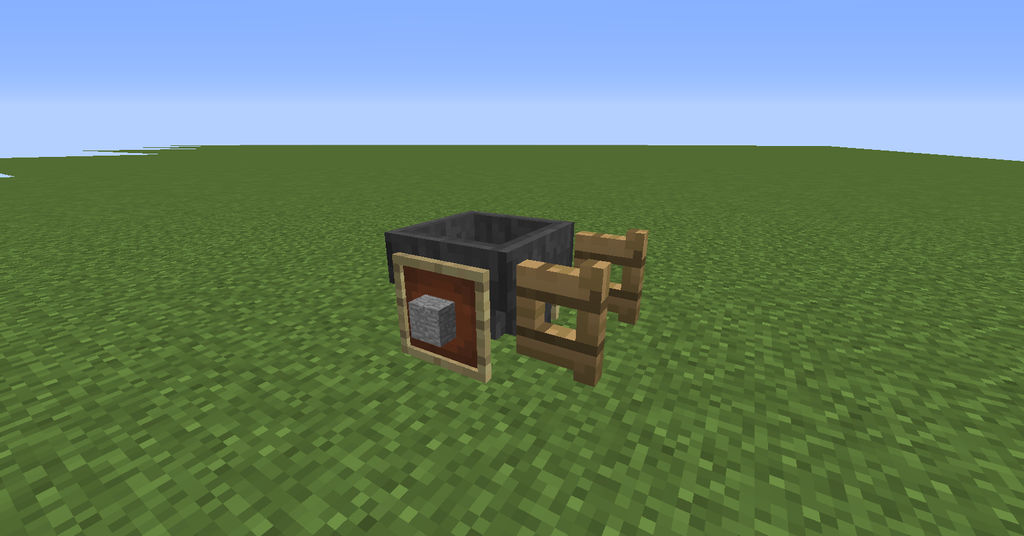 wheelbarrow in minecraft