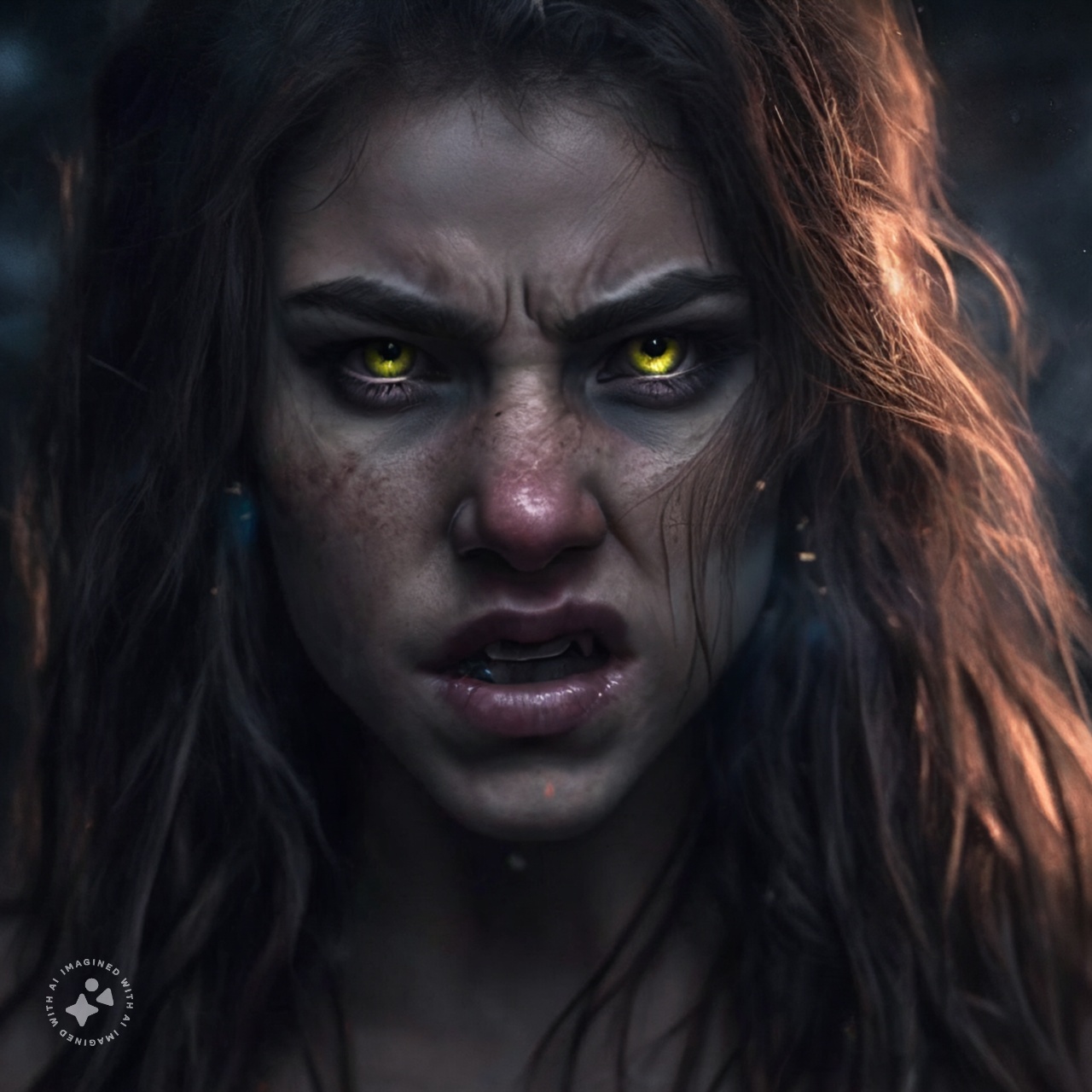 Fierce Female Werewolf by Shefelin on DeviantArt