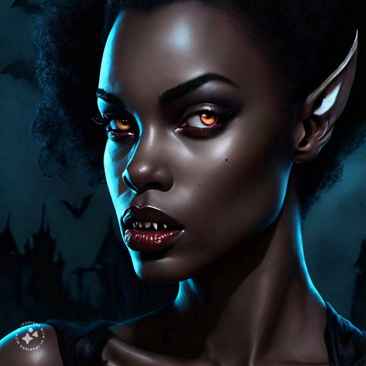 Black Vampire Custom R Black vampire woman 1 by Shefelin on DeviantArt
