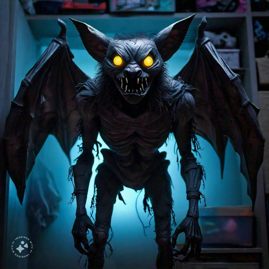 Terrifying Withered Bat Animatronic In A Closet by Shefelin on DeviantArt