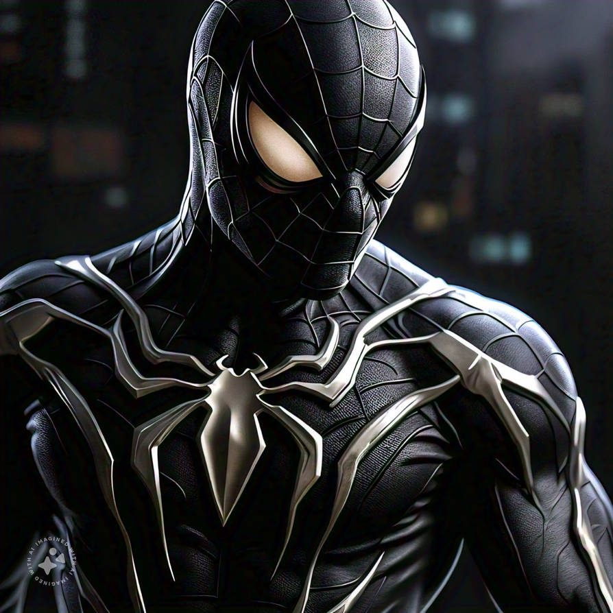 Black Suit Spiderman By Shefelin On DeviantArt black-suit-spiderman-by-shefelin-on-deviantart