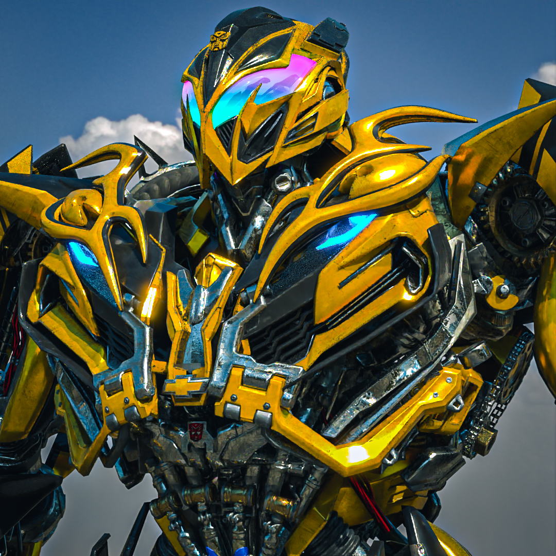 Transformers Custom: Bumblebee Render by Rovyou5555 on DeviantArt