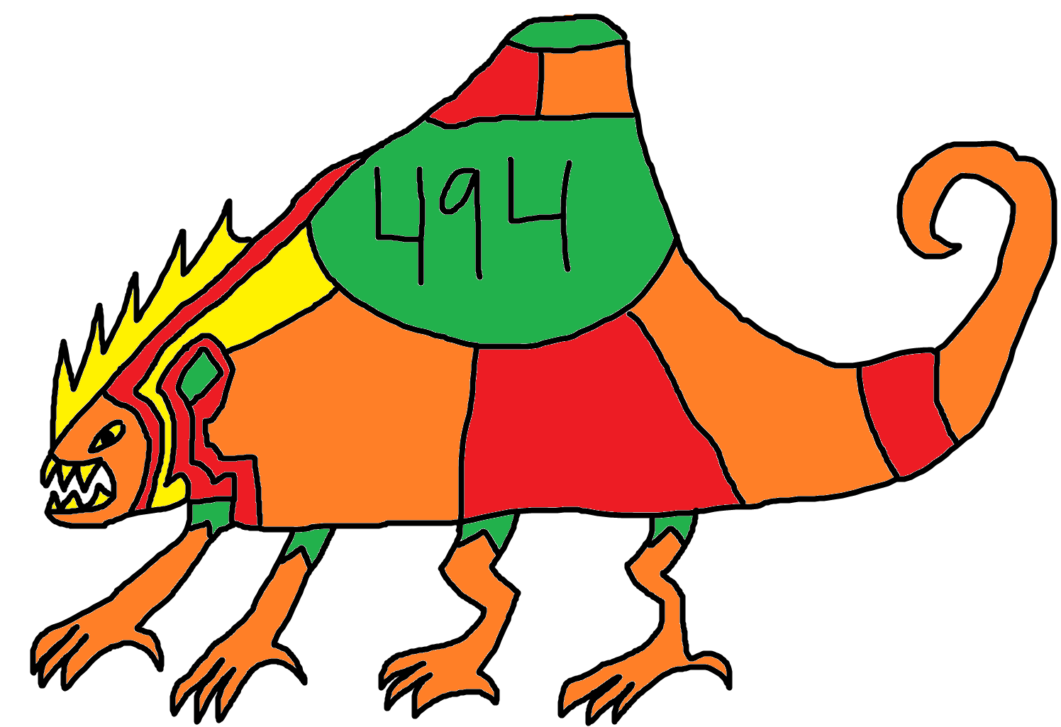Numbers 494 beast number- 494 by ArtMaster122 on DeviantArt