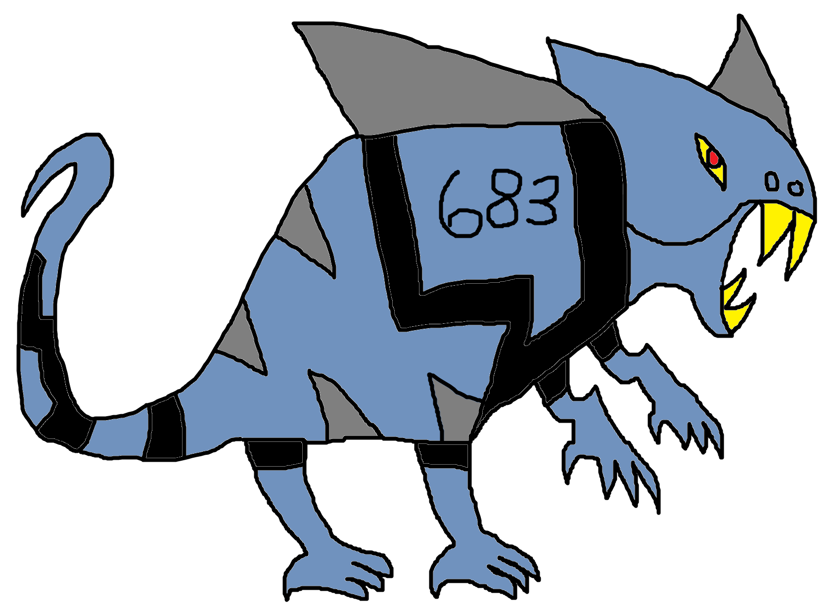 Numbers Creatures 68 beast Number- 683 by ArtMaster122 on DeviantArt