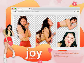 PNG PACK #56: JOY (QUEENDOM Comeback Teasers)