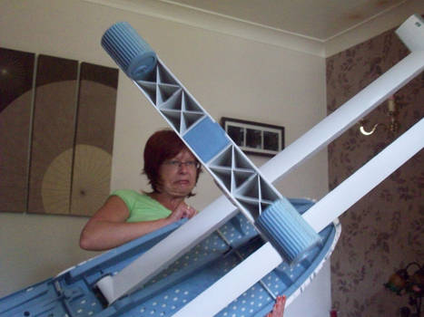 Mum Fears the Ironing Board..