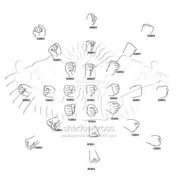 Hand Study Angle Chart 2 by Shadowcross