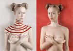 For Kahlo. Red and White by KaterinaBelkina