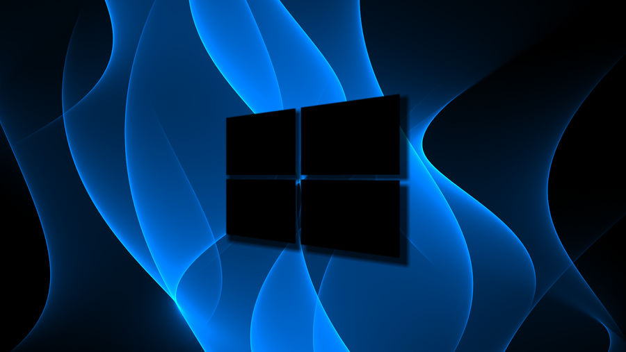 Windows Black Blue Waves by AcidicMind on DeviantArt