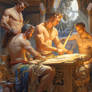 Greek Temple Builders - Drawing Table
