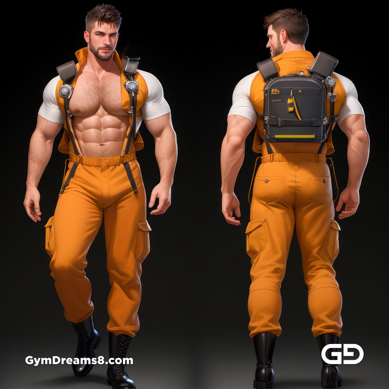 Firemen Three Fireman 3, Character Design by GymDreams on DeviantArt