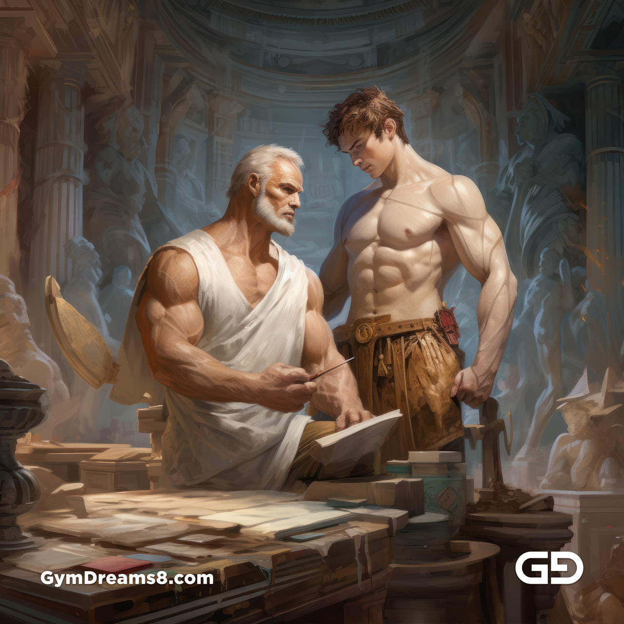 Master And Apprentice Master and Apprentice. Zoom 1 by GymDreams on DeviantArt