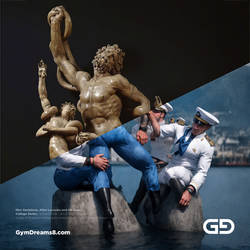 Men Variations. After Laocoon and His Sons. 1.1