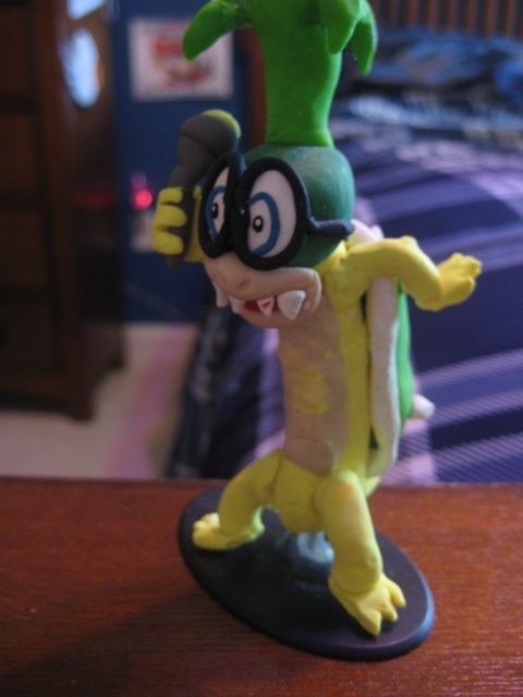 Clay Iggy Koopa from New Super Mario Bros. Wii!