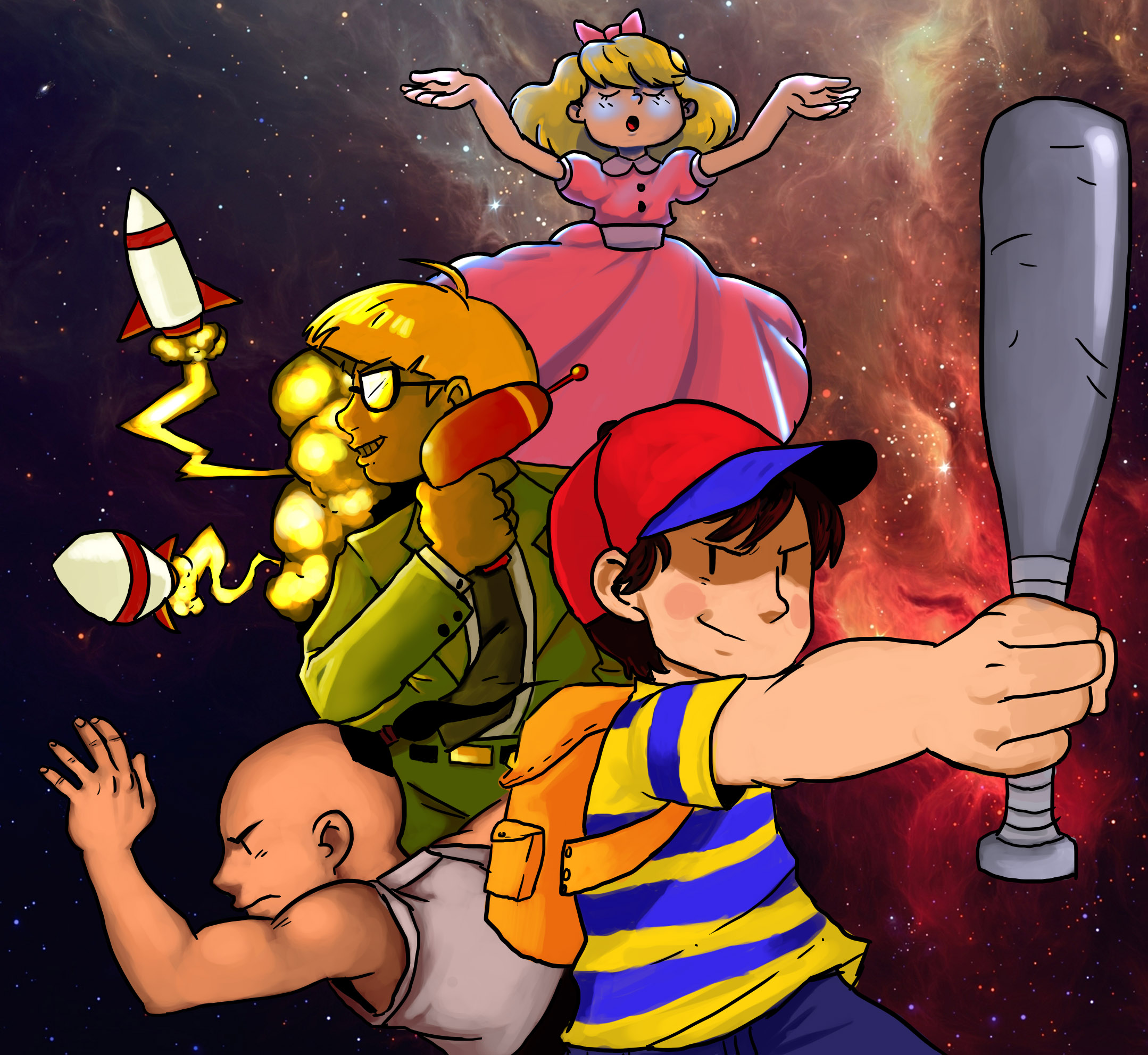 Earthbound Deviantart Earthbound by nameless-monster on DeviantArt