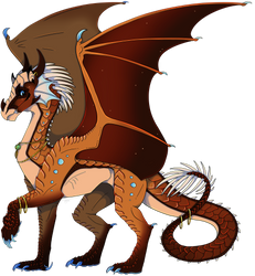 Fox Themed Rainwing/Icewing Hybrid Design Practice