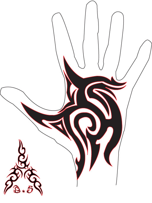 Tribal Hand Tattoo by bfmv01 on DeviantArt Tribal Hand Tattoo by bfmv01 on DeviantArt
