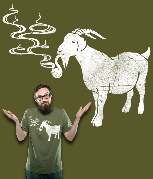 Smoking Goat Shirt Design