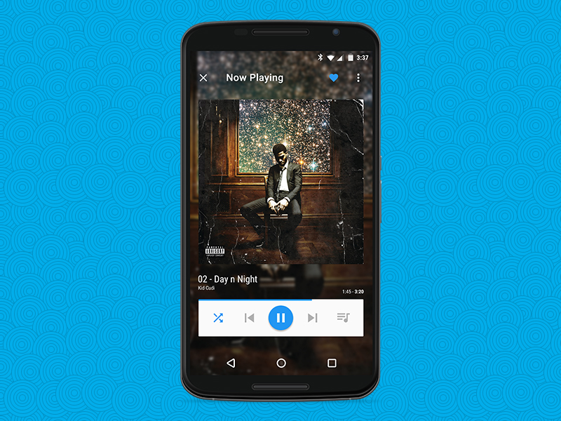 Material Music Player