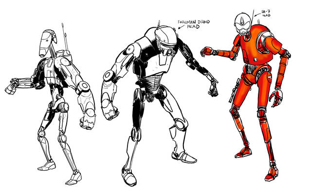 Star Wars new droid concept designs