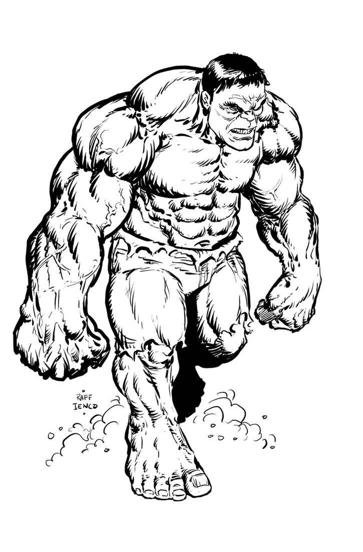 Hulk sketch by Raffaele-Ienco on DeviantArt