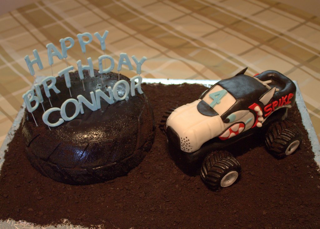 Monster Truck Cake