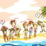 TVXQ+F.T.island on da beach