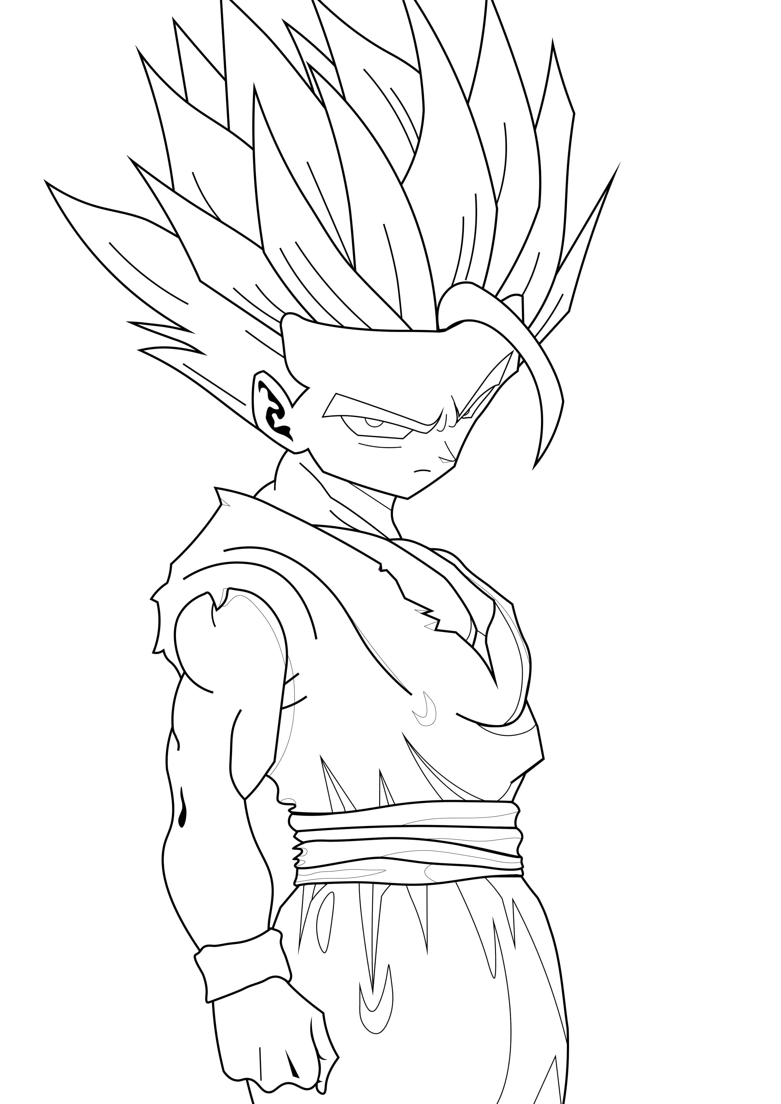 Coloriage Dragon Ball Super Goku Ultra Instinct Dragon Ball Z - Coloriage Gohan SSJ 2 by Playbox36 on DeviantArt