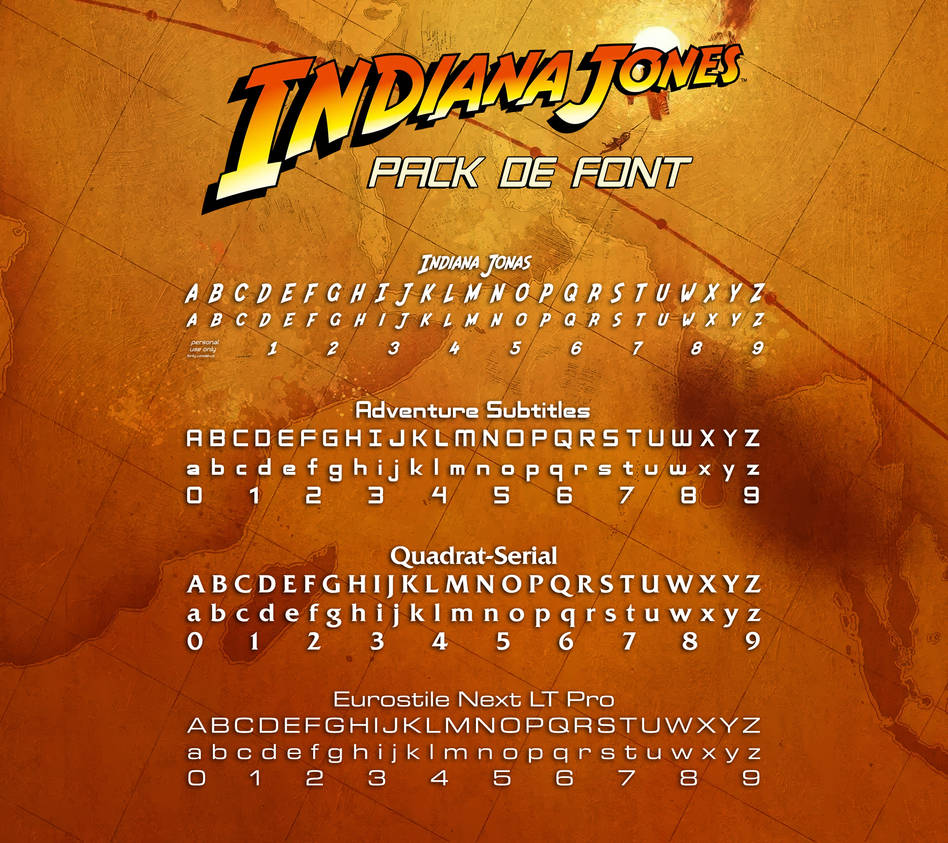 Indiana Jones Lettering Indiana Jones Font Generator PC / Computer LEGO Indiana Jones: The